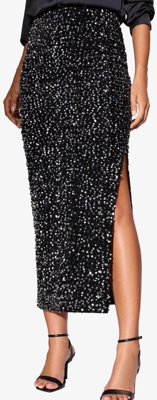 Lipsy Sukňa  čierna