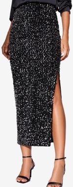 Lipsy Sukňa  čierna