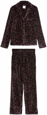 Next Pyžamo  baklažánová / čierna