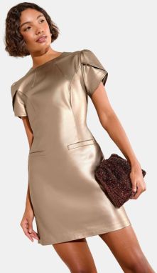 Friends Like These Šaty  zlatá