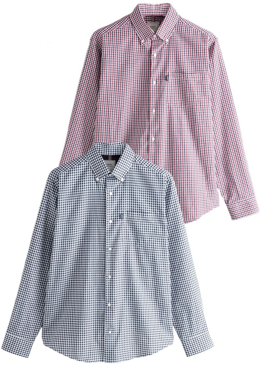 Next Košeľa  námornícka modrá / červená / biela