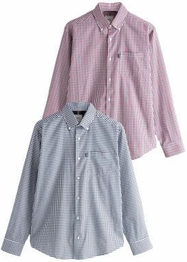 Next Košeľa  námornícka modrá / červená / biela