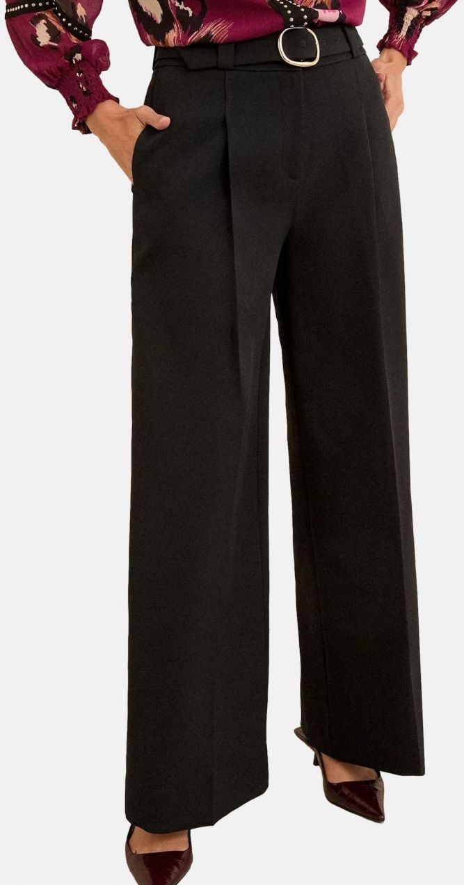 love & roses Nohavice s pukmi  čierna