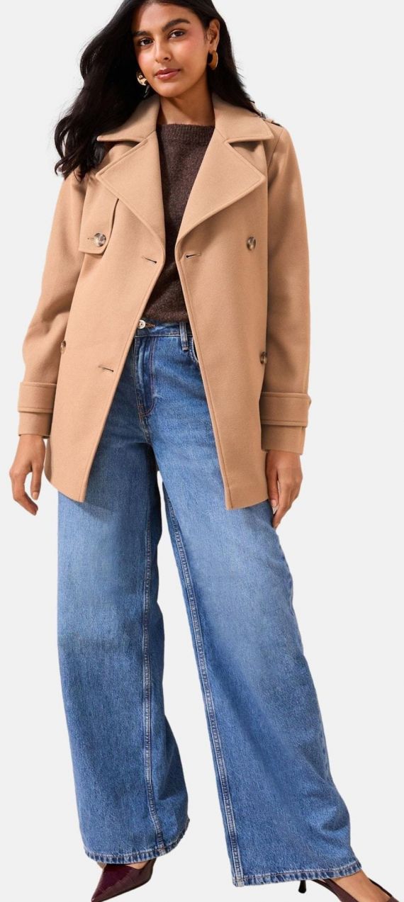 Friends Like These Prechodný kabát  farba ťavej srsti