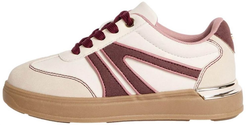 Lipsy Tenisky  krémová / svetloružová / bordová