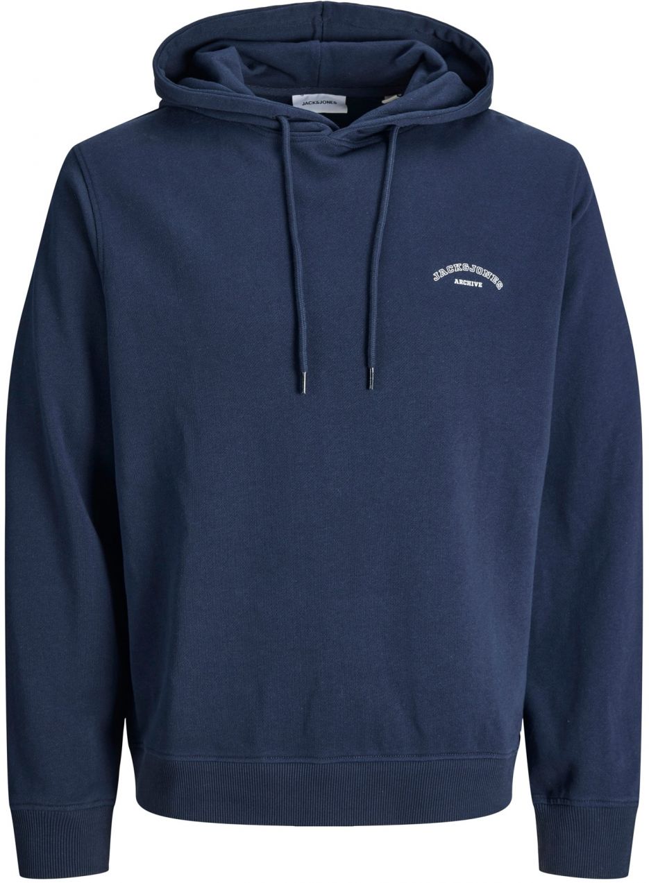 Jack & Jones Plus Mikina 'JJCOLLEGE'  námornícka modrá