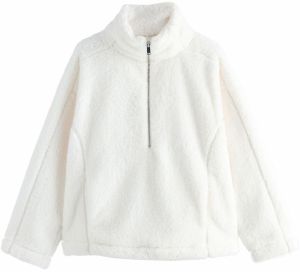 Next Flisová bunda  krémová