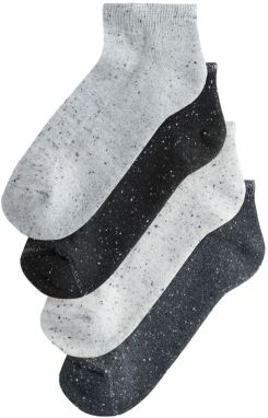 Next Ponožky  sivá / tmavosivá / čierna / biela