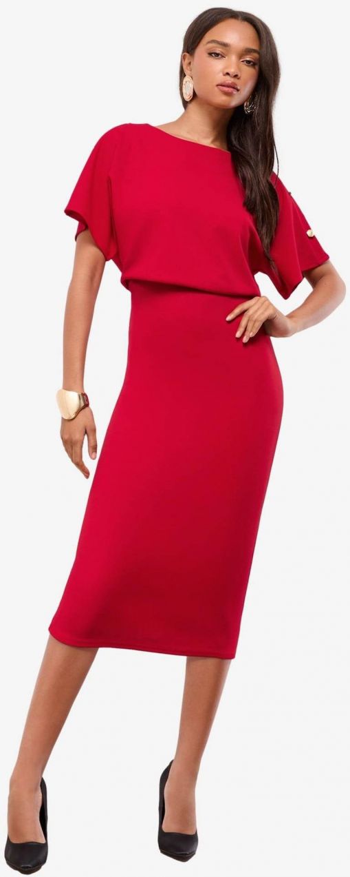 Lipsy Šaty  červená