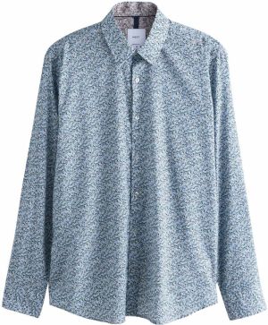 Next Košeľa  modrá / námornícka modrá / smaragdová / biela