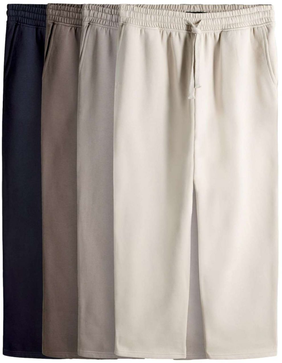 The Set Nohavice  krémová / námornícka modrá / hnedá / sivobéžová