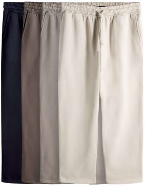 The Set Nohavice  krémová / námornícka modrá / hnedá / sivobéžová