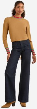 love & roses Sveter  farba ťavej srsti / zelená / ružová / červená