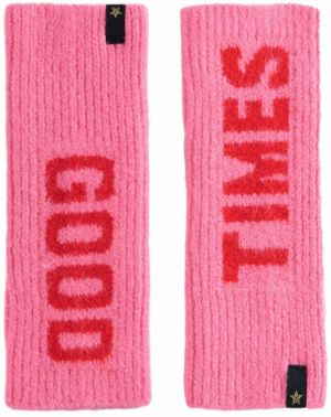 Rockett St George Rukavice s manžetou  ružová / červená