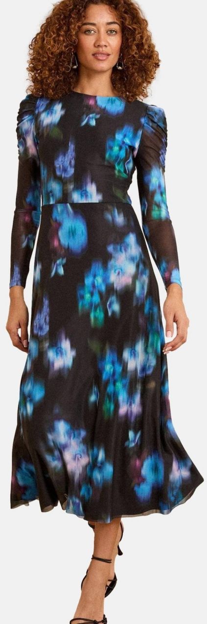 love & roses Šaty  modrá / kobaltovomodrá / fialová / čierna