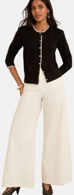 love & roses Kardigán  čierna / biela