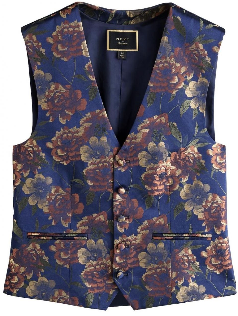 Next Vesta k obleku  námornícka modrá / hnedá / kaki / olivová