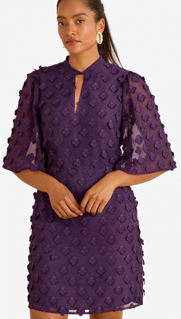 love & roses Kokteilové šaty  fialová