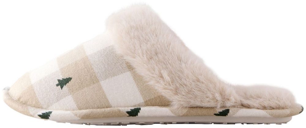 Next Papuče  béžová / jedľová / biela