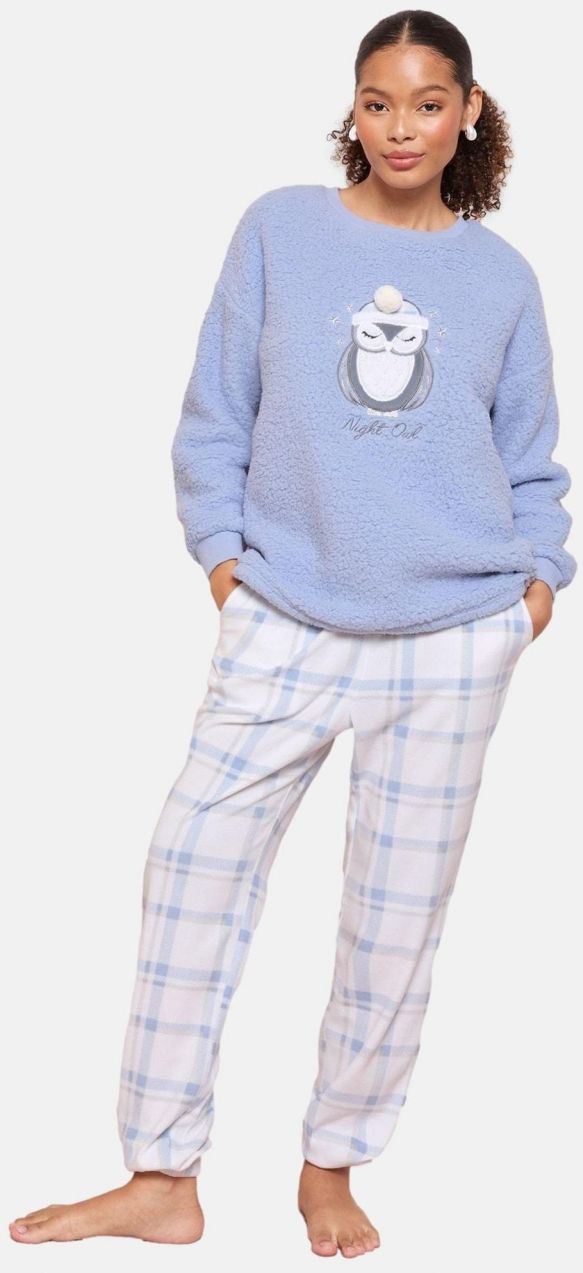 Friends Like These Pyžamo  svetlomodrá / sivá / biela