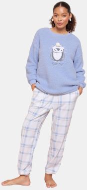Friends Like These Pyžamo  svetlomodrá / sivá / biela