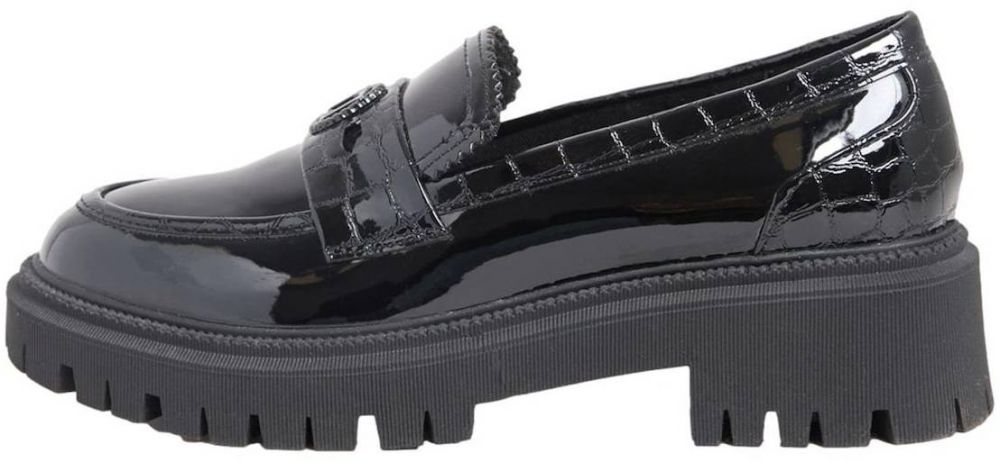 Lipsy Papuče 'Chunky Penny'  čierna