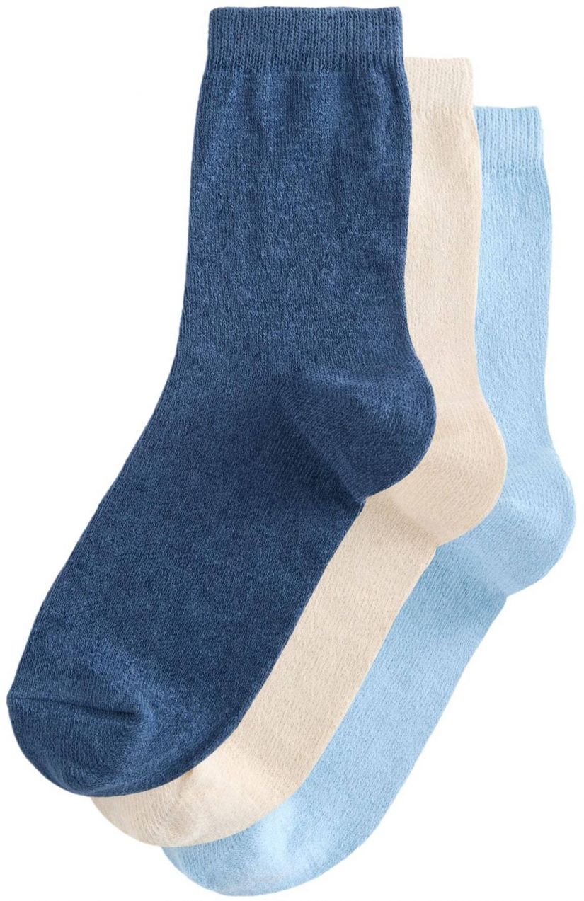 Next Ponožky  nebielená / modrá / svetlomodrá