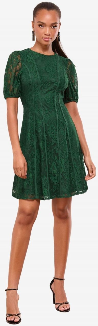 Lipsy Kokteilové šaty  smaragdová