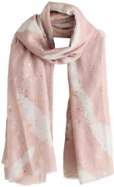 Next Šál  zlatá / ružová / biela