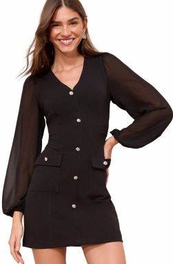 Friends Like These Šaty  čierna