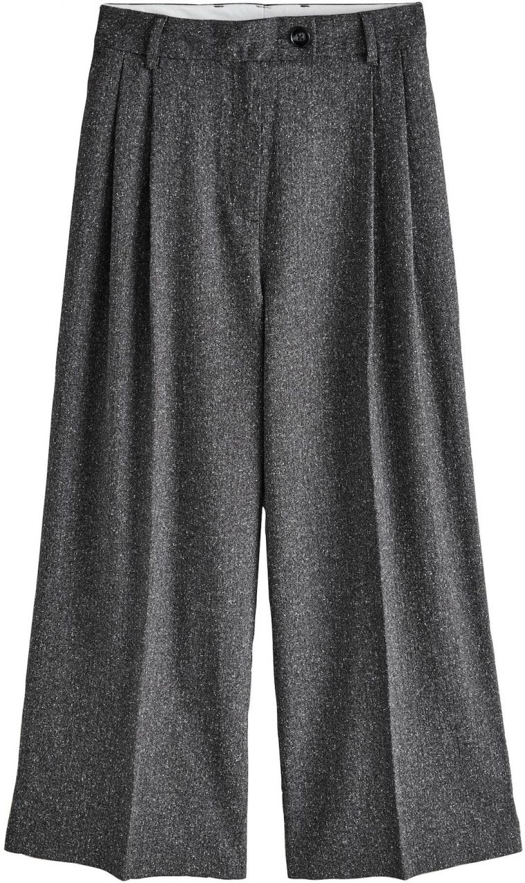 Next Plisované nohavice  sivá