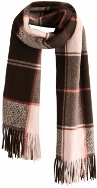 Next Šál  hnedá / ružová / červená
