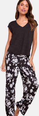 Lipsy Pyžamo  čierna / biela