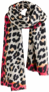 Next Šál  béžová / červená / čierna / biela