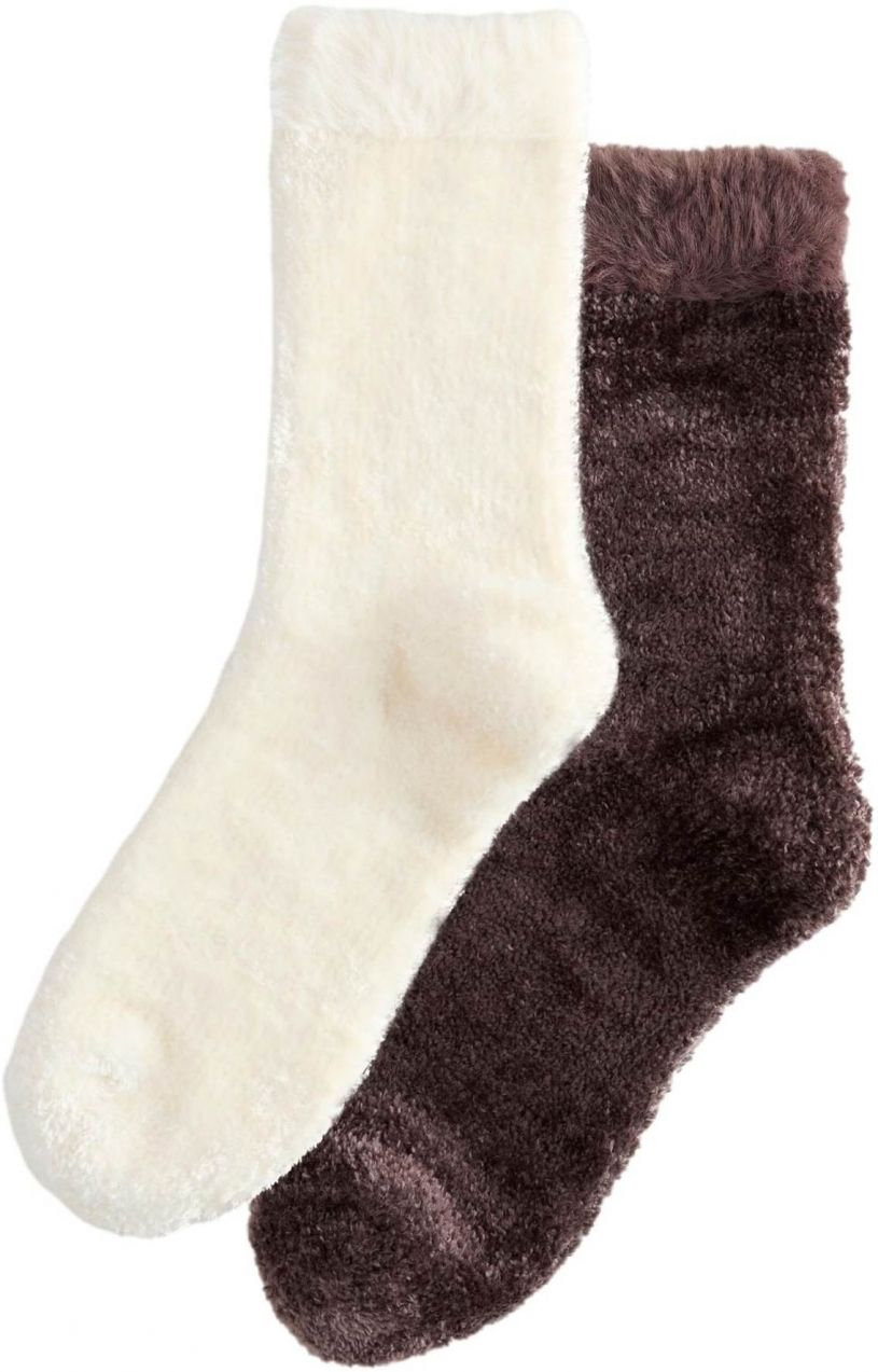 Next Ponožky  nebielená / tmavohnedá