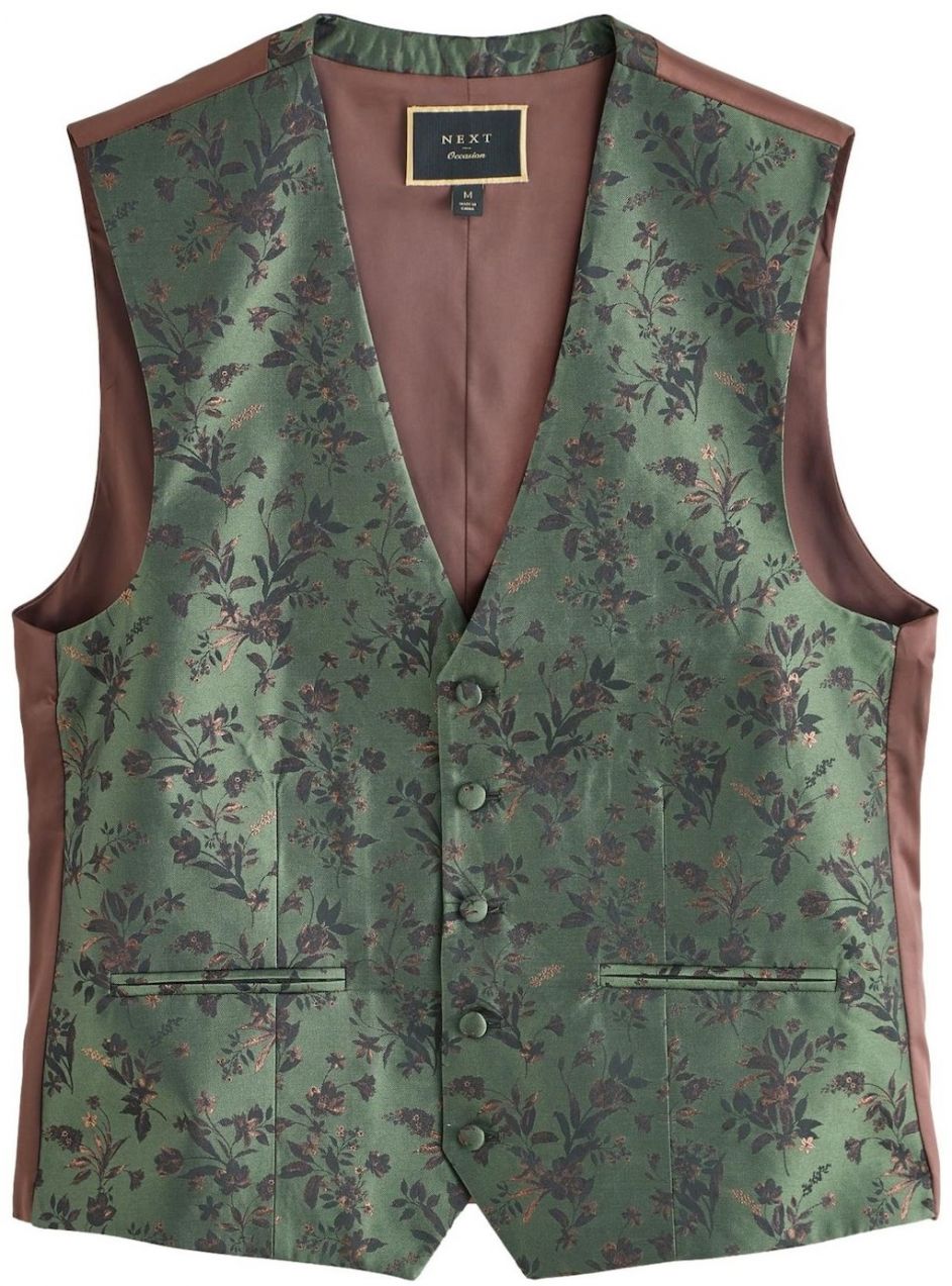 Next Vesta k obleku  gaštanová / smaragdová