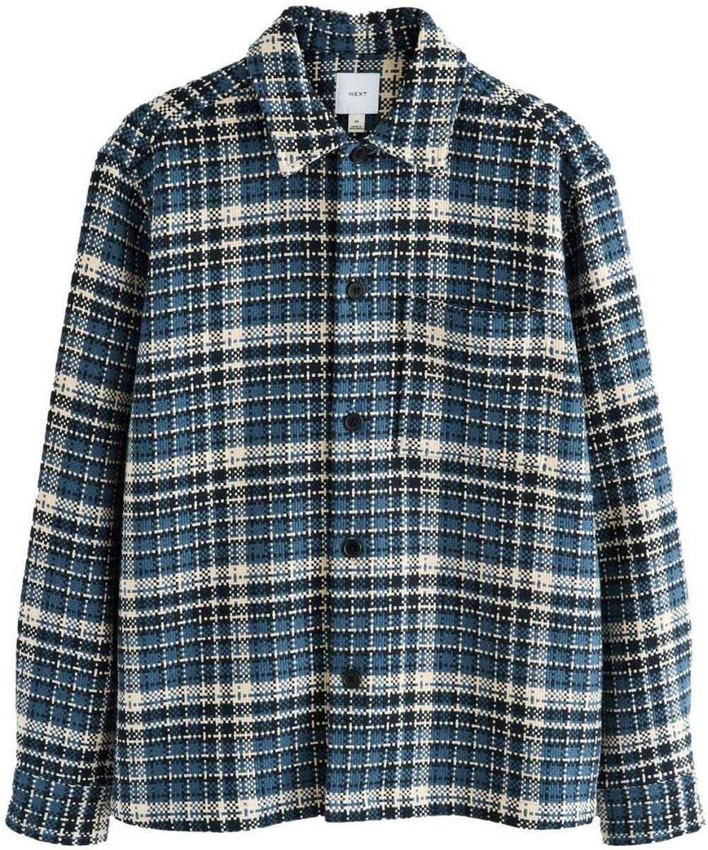 Next Košeľa  nebielená / indigo / čierna