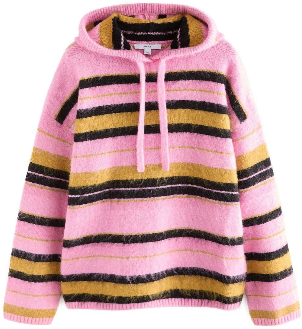 Next Sveter  žltá / ružová / čierna