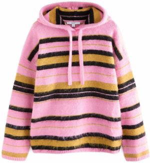 Next Sveter  žltá / ružová / čierna