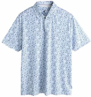 Next Tričko  námornícka modrá / svetlomodrá / biela