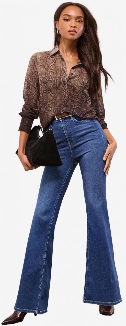 Lipsy Blúzka  hnedá