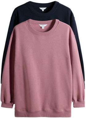 The Set Mikina  námornícka modrá / staroružová