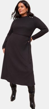 Friends Like These Pletené šaty  čierna