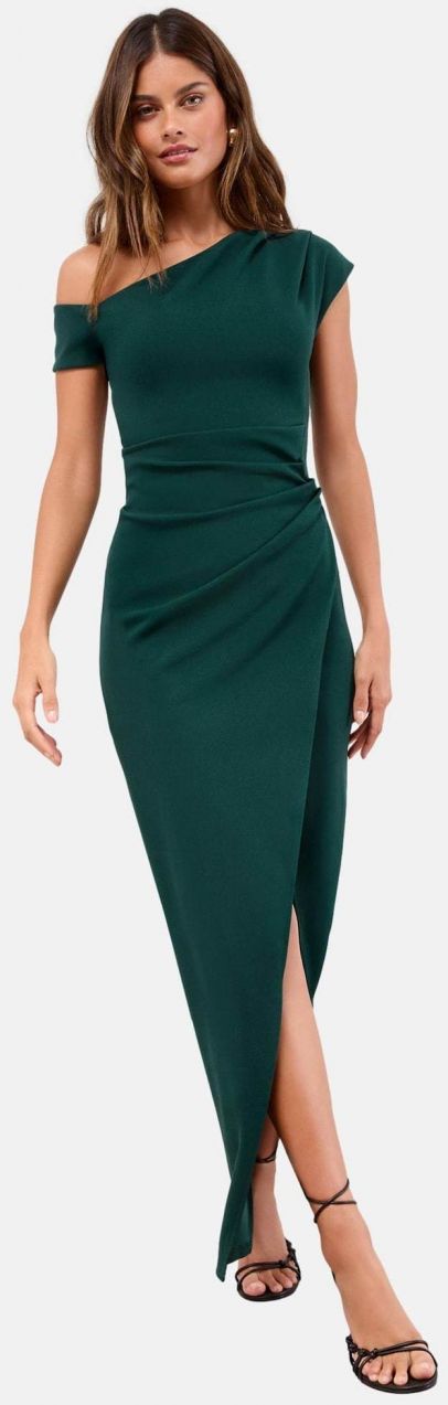 Lipsy Večerné šaty  zelená