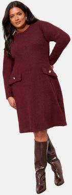 Friends Like These Šaty  vínovo červená