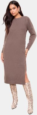 Friends Like These Pletené šaty  béžová