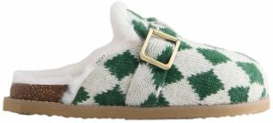 Next Papuče  smaragdová / biela