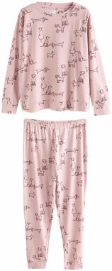 Next Pyžamo  hnedá / staroružová