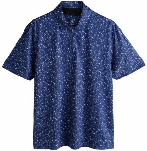 Next Tričko  námornícka modrá / biela