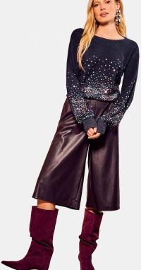 love & roses Sveter 'Christmas'  námornícka modrá